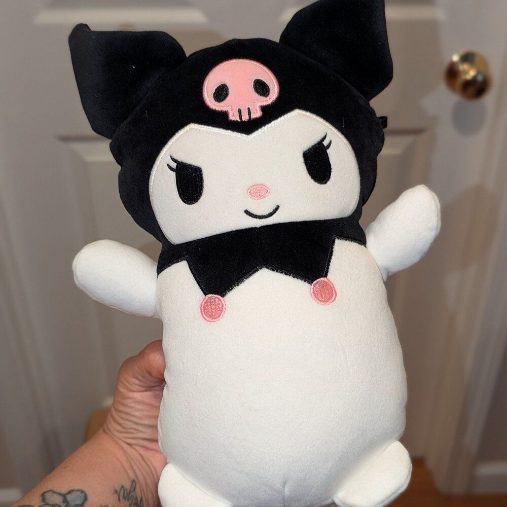 Squishmallows Original Sanrio 10-Inch Kuromi HugMees